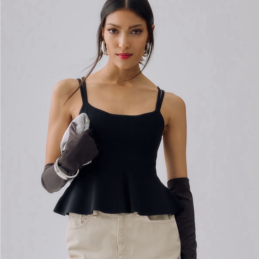 NWT Maeve peplum top